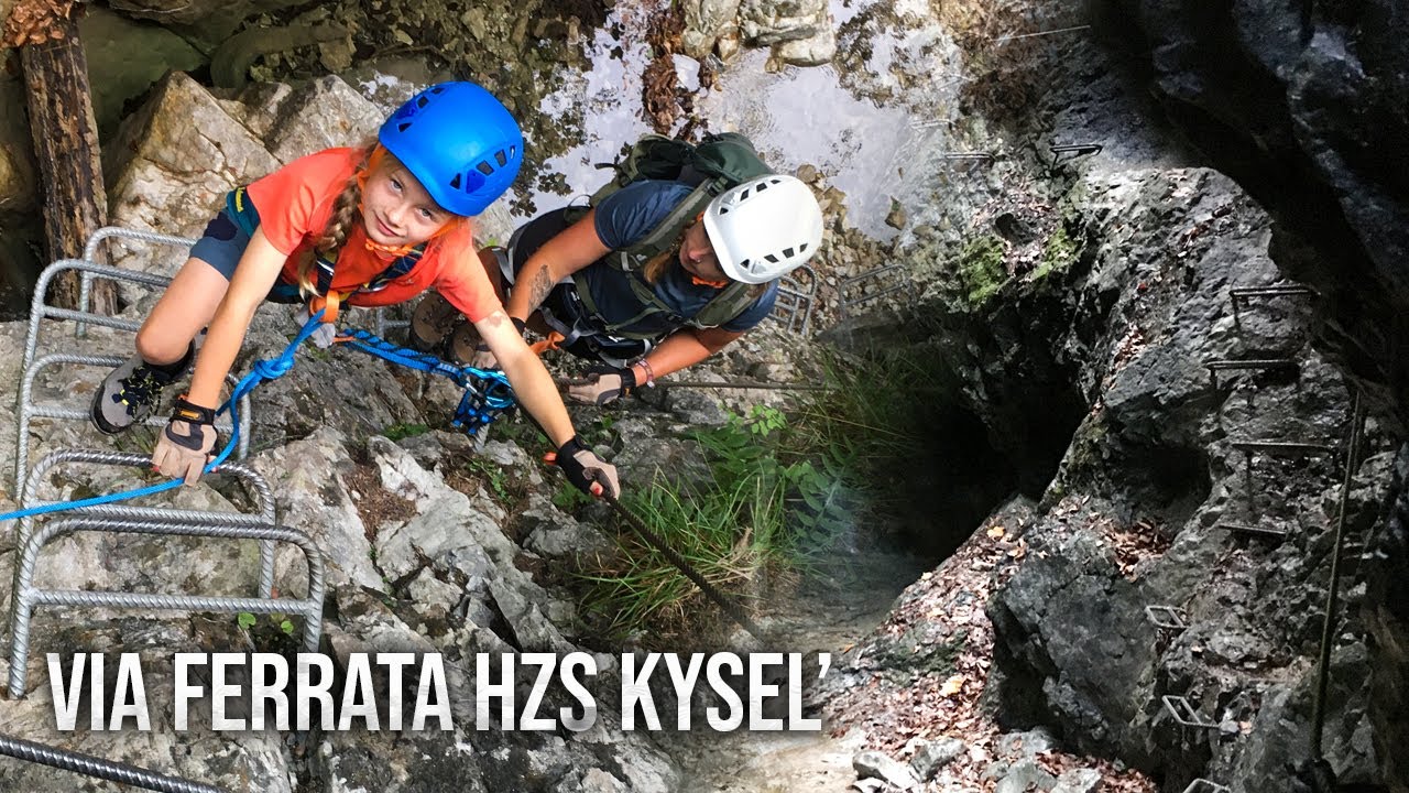 Via ferrata with kids | Ferrata Kysel’ via Čingov | Slovensky Raj (Slovak Paradise)