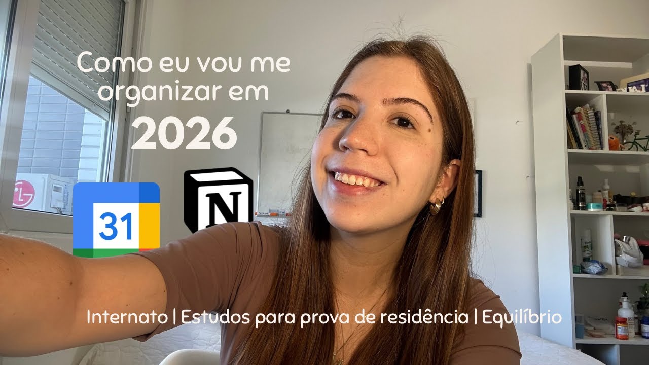 como eu vou me organizar em 2026? | organização para o internato e estudos para residência 