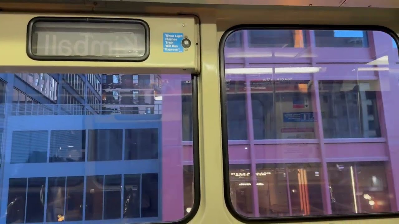 CTA BROWN LINE RIDE MORNING 2025