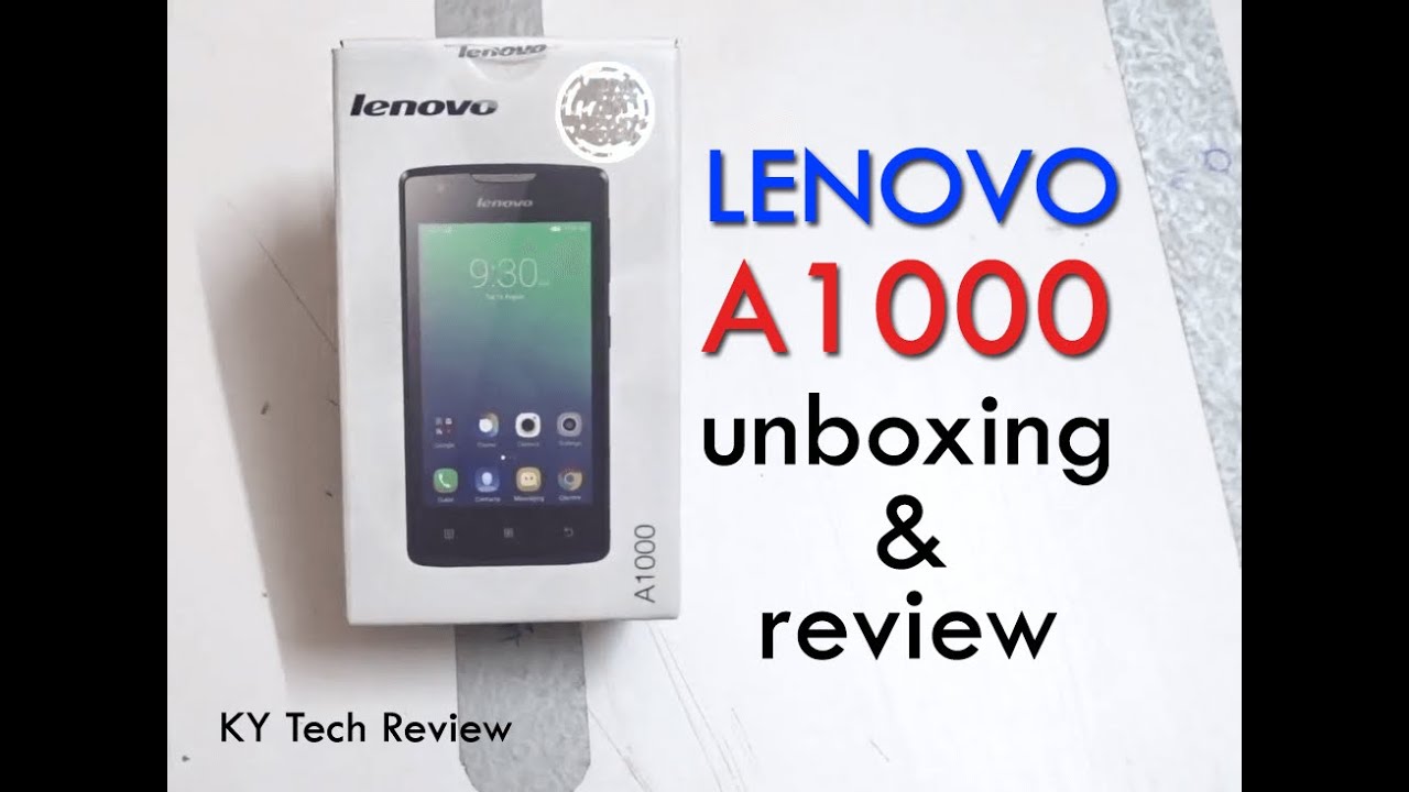 Lenovo A1000 Unboxing & Hands-on Review Best 3G Smartphone Under 4000