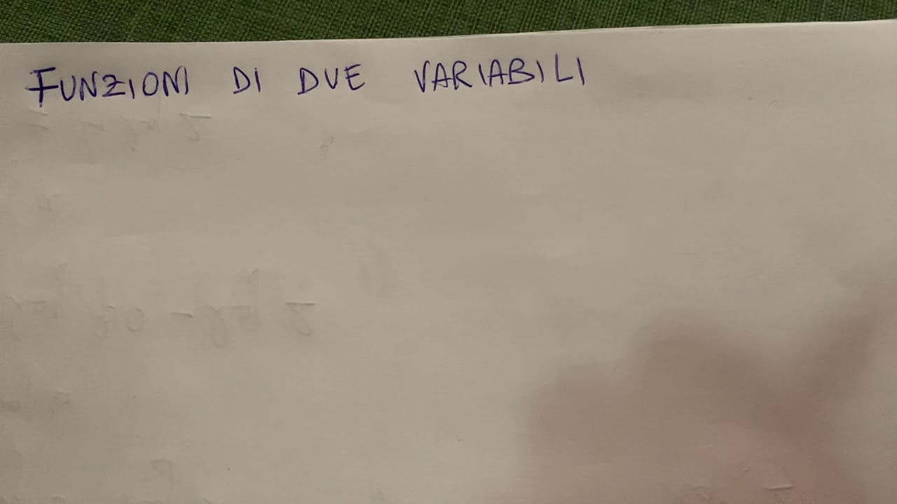 Dominio di funzioni di due variabili