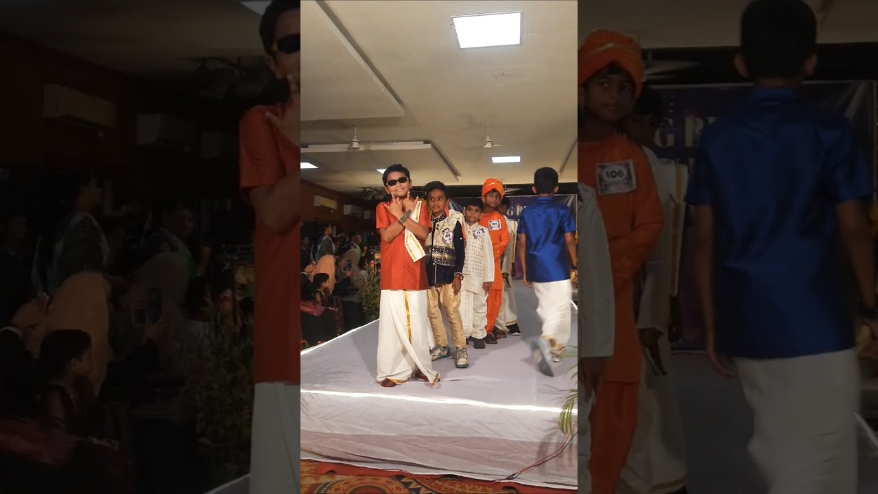 Boy's traditional wear ramp walk 👌👏