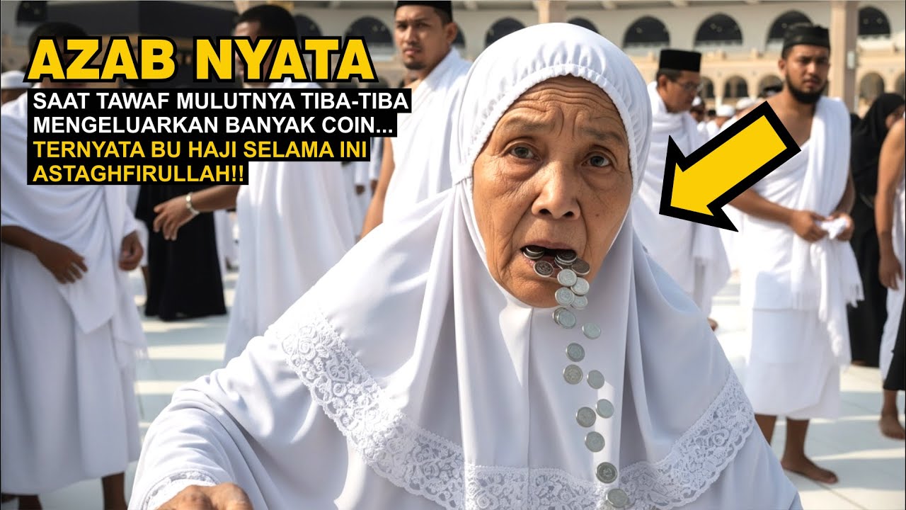 Mekkah Heboh‼️ Ibu Haji Kaya Muntah Coin Saat Tawaf Di Sekitar Masjidil Haram, Ternyata Selama ini..