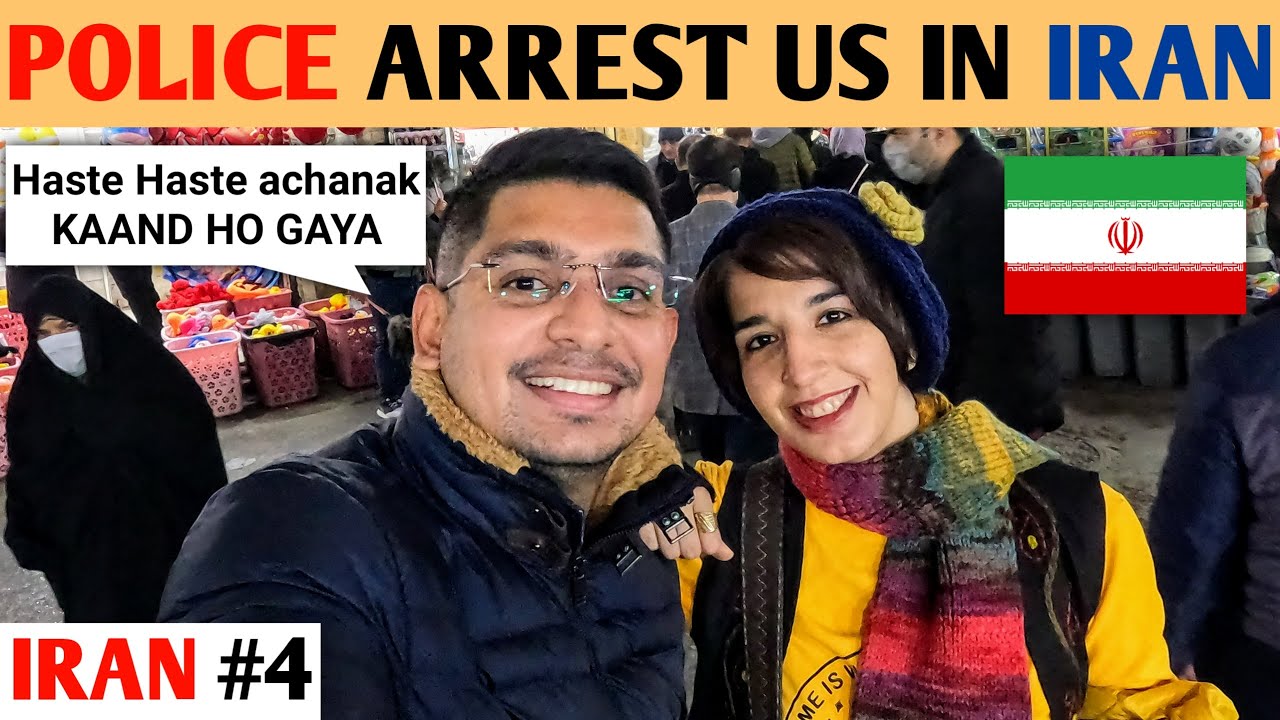 UNBELIEVABLE!!! IRANIAN POLICE ARRESTED US BECAUSE???💔 (Insane Grand Bazaar of Tehran 🇮🇷)