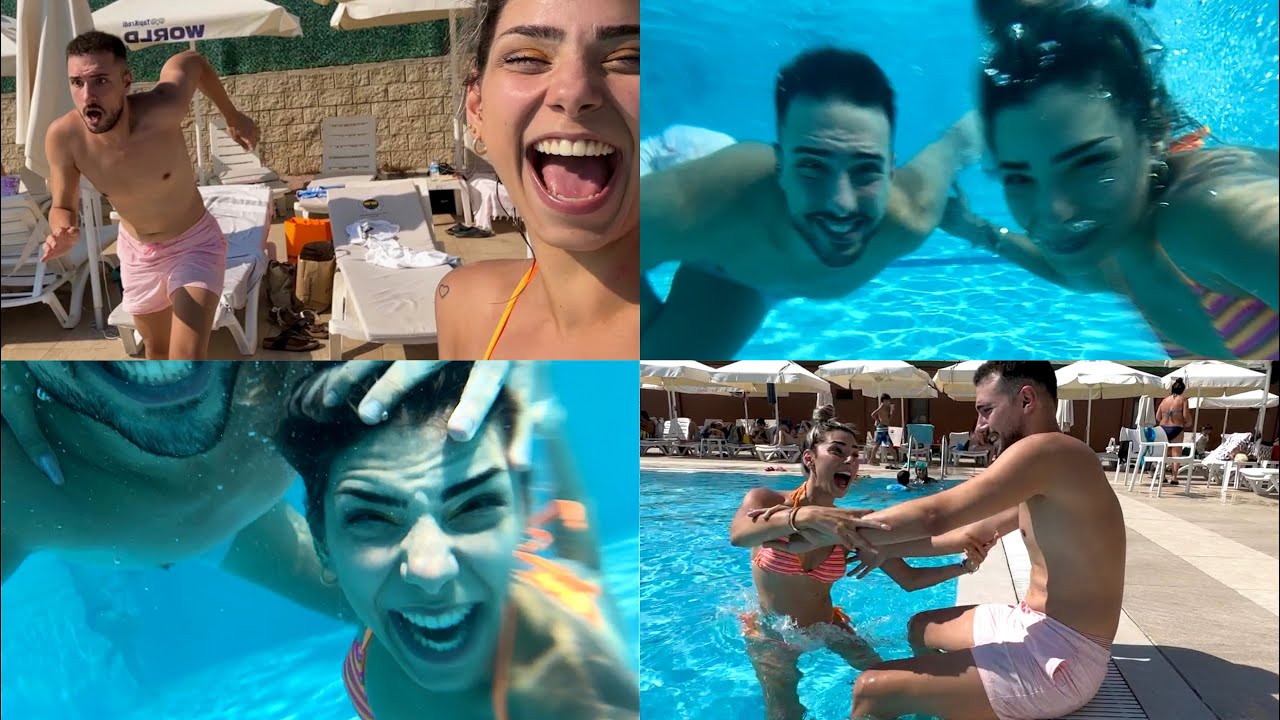 TELEFONUNU HAVUZA FIRLATTIM AĞLADI | HAVUZ VLOGU *BÜYÜK KIŞKIRTMA*