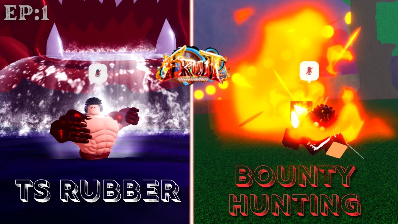 USING TS RUBBER TO BECOME A YONKO (FRUIT BATTLEGROUNDS BOUNTY HUNTING)
