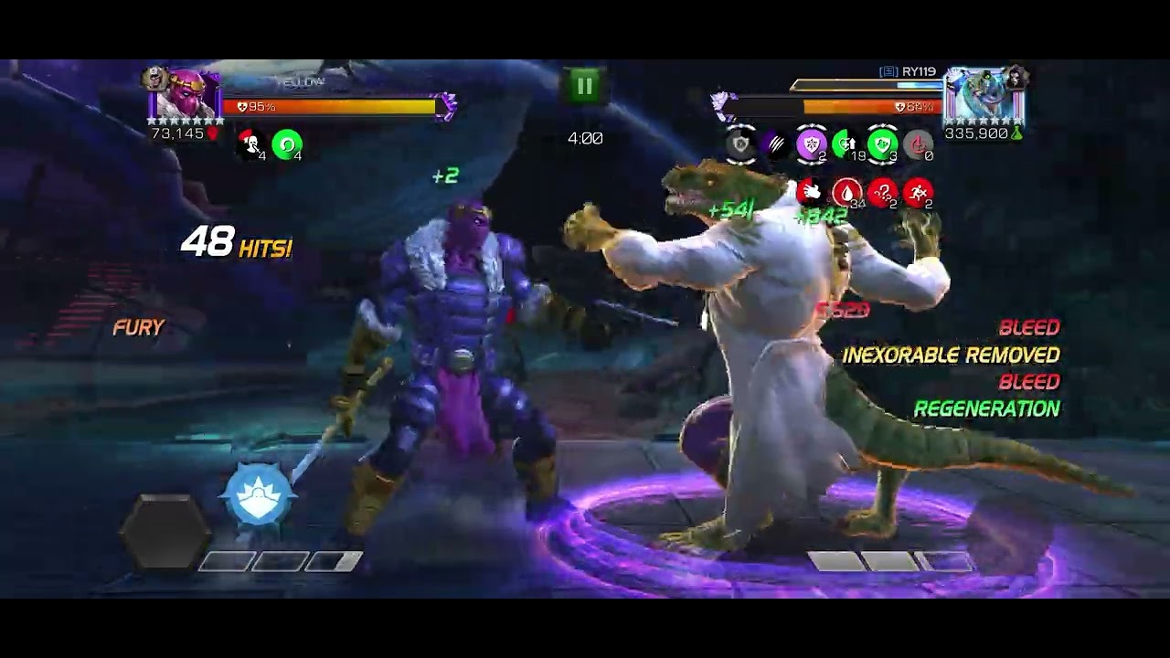 Zemo vs Lizard Boss node 50 S66 