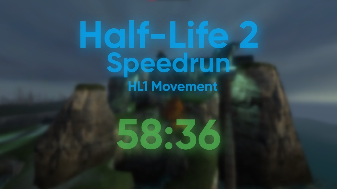 Half-Life 2 (With HL1 Movement) speedrun in 58:36