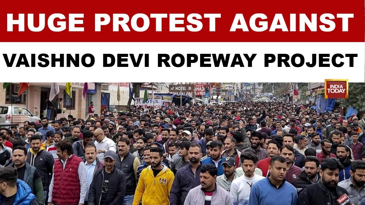 Katra Shutdown: Traders Protest Against Proposed Vaishno Devi Ropeway Project | Jammy & Kashmir