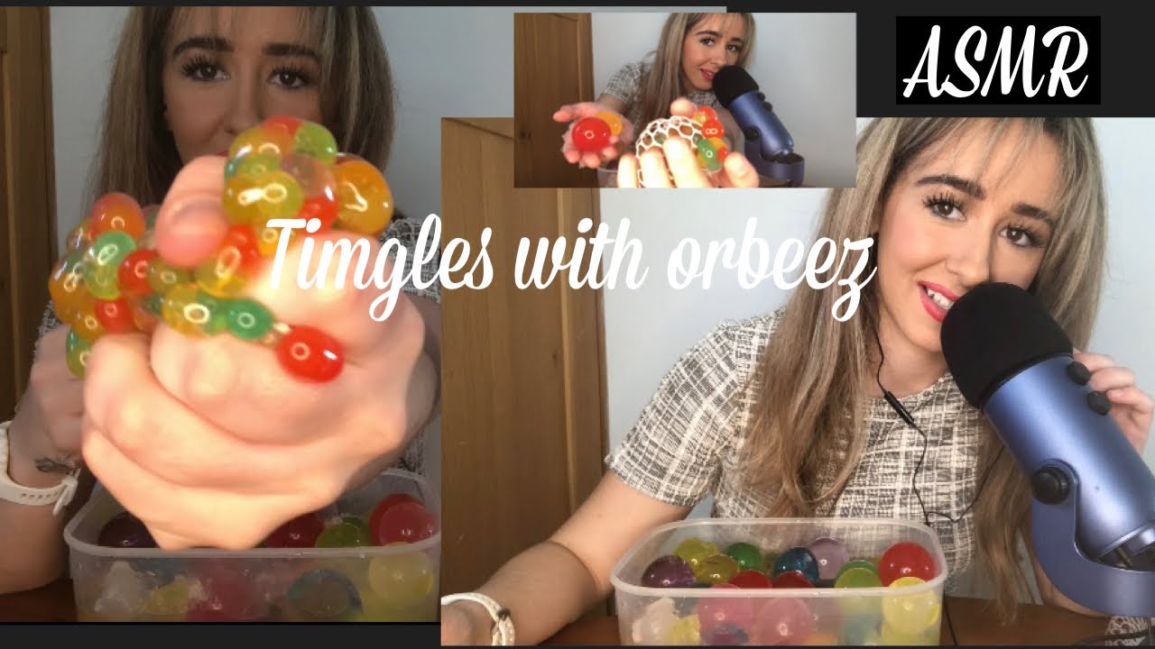 ASMR JUMBO ORBEEZ SQUISHY SQUISH most relaxing tingles you will EVER have 😍