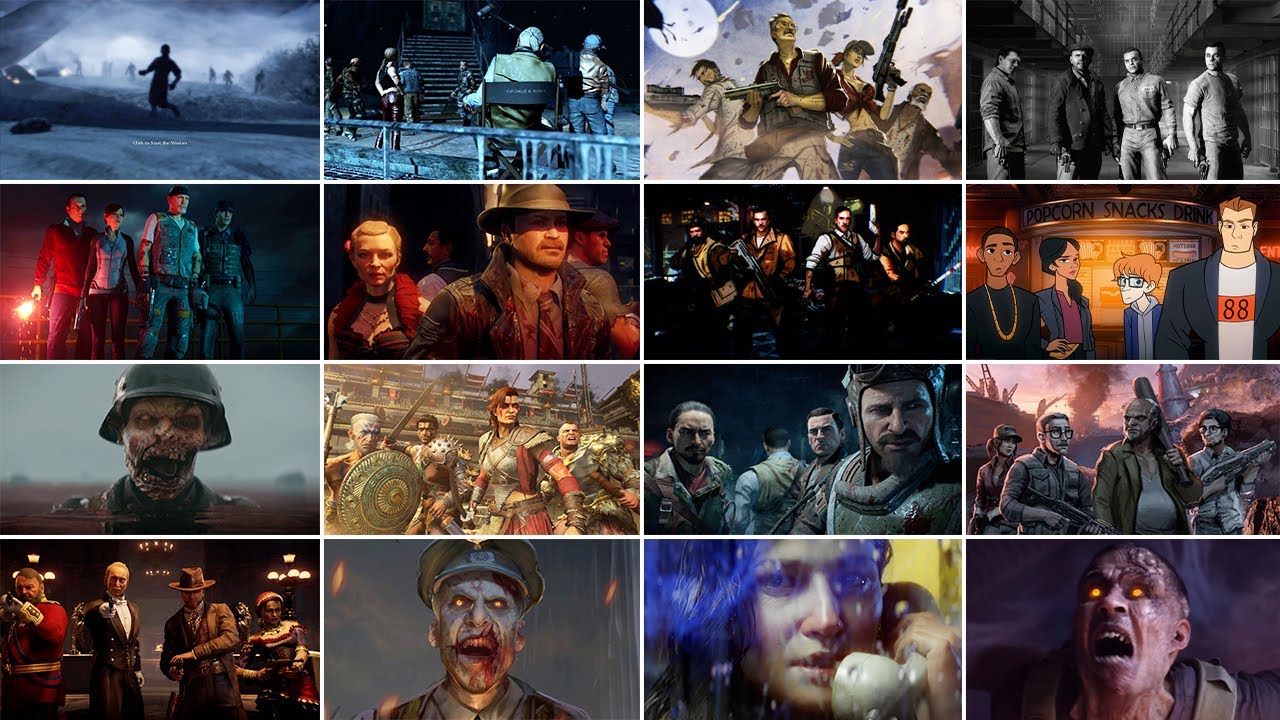 Все вступительные ролики в Call of Duty Zombies