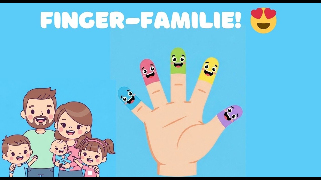 Finger Familie|Kikikoko Tv Kinderreim.#deutschekinderlieder