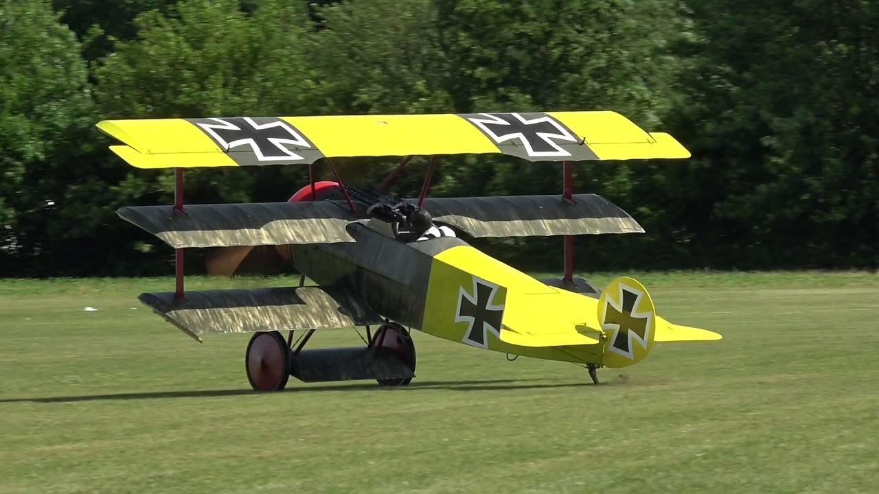 1918 Fokker DR.I Triplane, Le Rhone Rotary Engine - Golden Age Air Museum - Bethel, Pa.