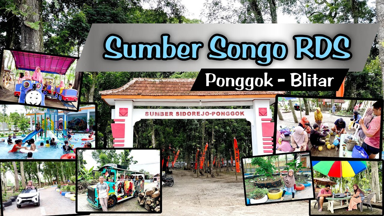 Wahana Wisata Sumber Songo RDS Terbaru Ponggok Blitar @NgademPikir kolam renang bebek kayuh