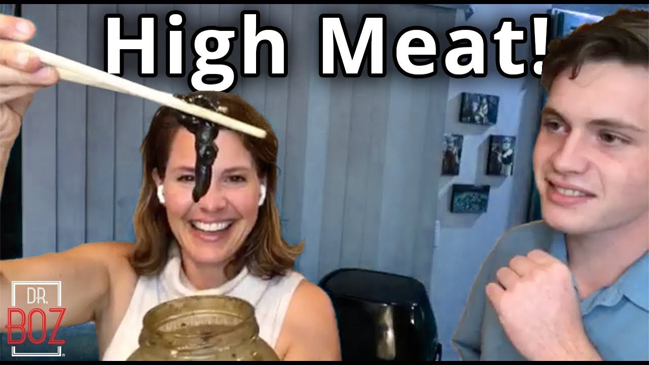 Eating Fermented Liver (High Meat) With My Son!