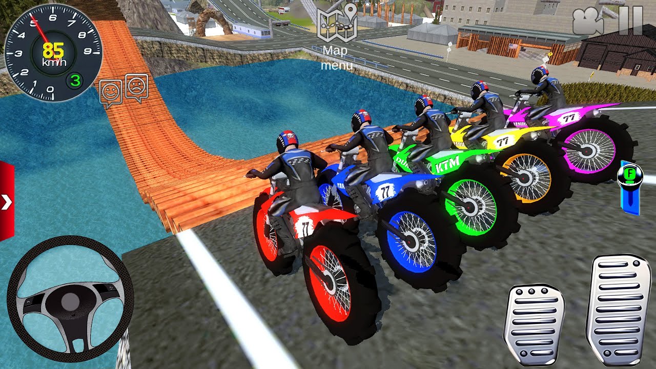 Motocross Dirt Motor Bike Racing Simulator 3D - Offroad Bike Stunt Driving - Android Gameplay #1