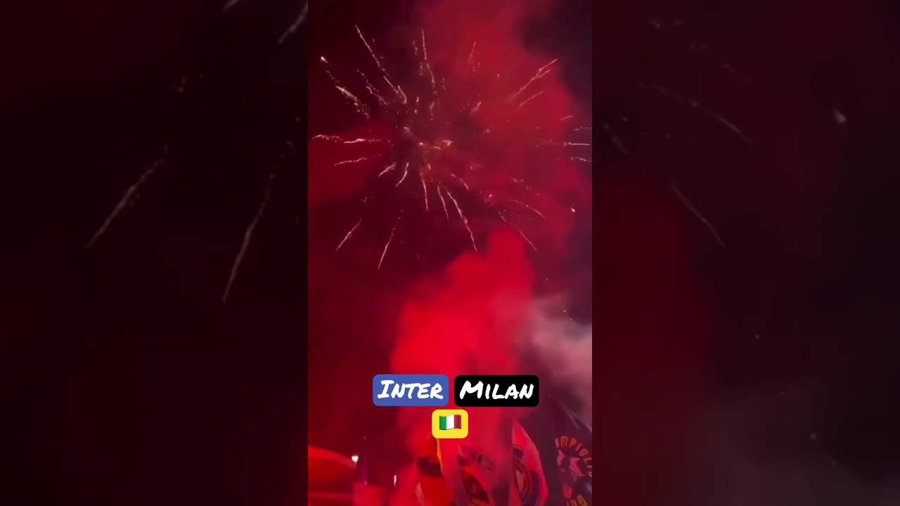 Inter Milan fans celebrated their 115-th birthday! 🔵⚫️ #shorts #intermilan #italy #football #seriea