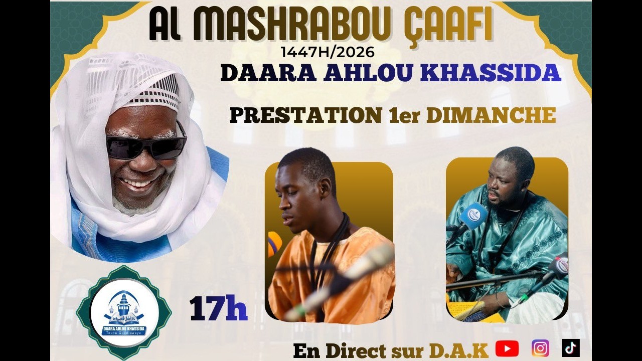 Diffusion en direct de DAARA AHLOU KHASSIDA D.A.K