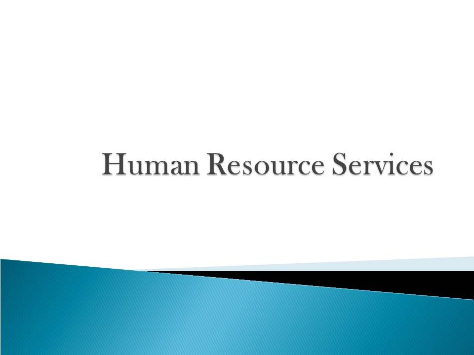 Human Resource Services
