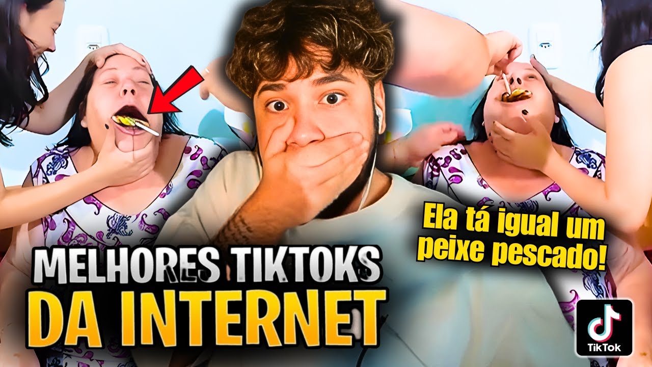 O PIRULITO FICOU ENTALADO! | React Tiktoks Brino