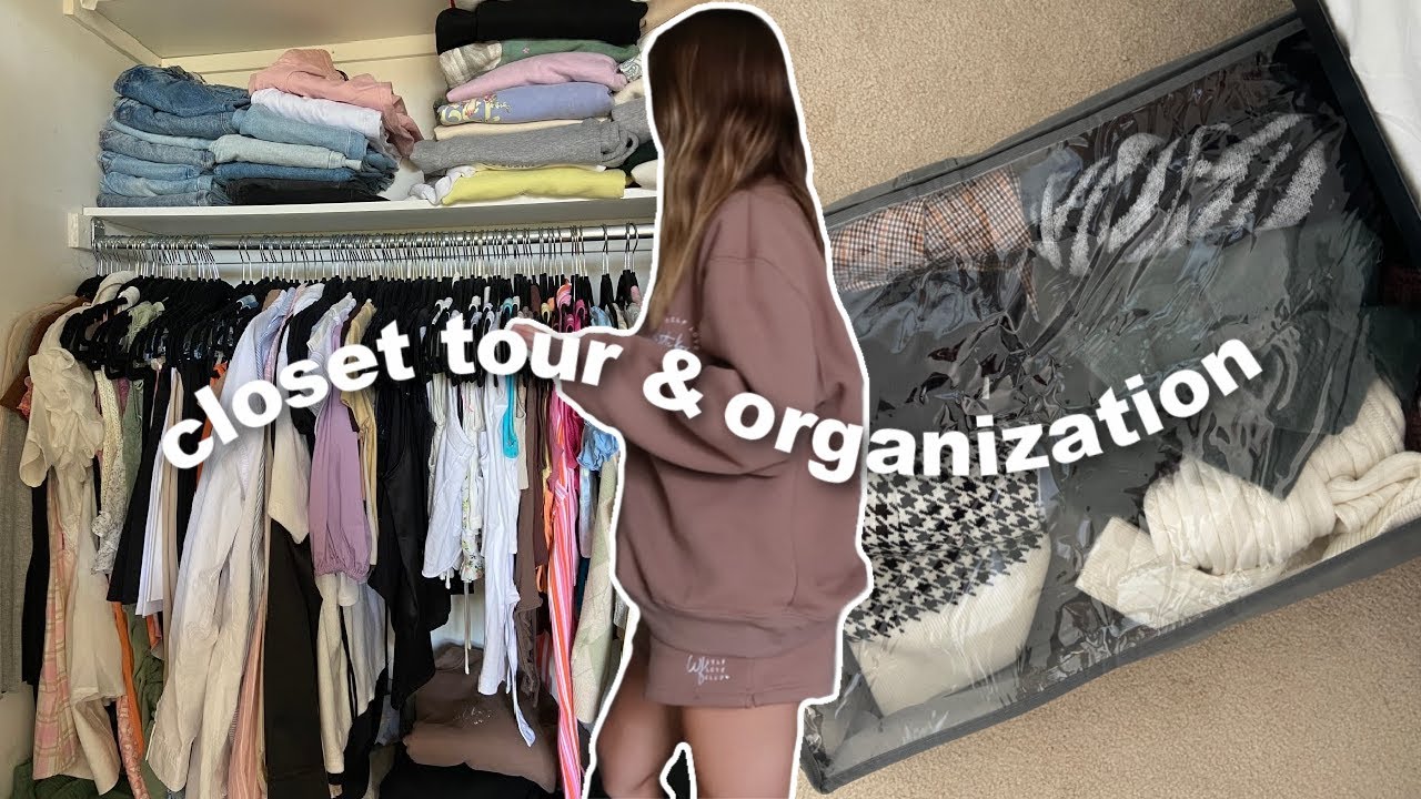 organizing my closet for summer + closet tour!