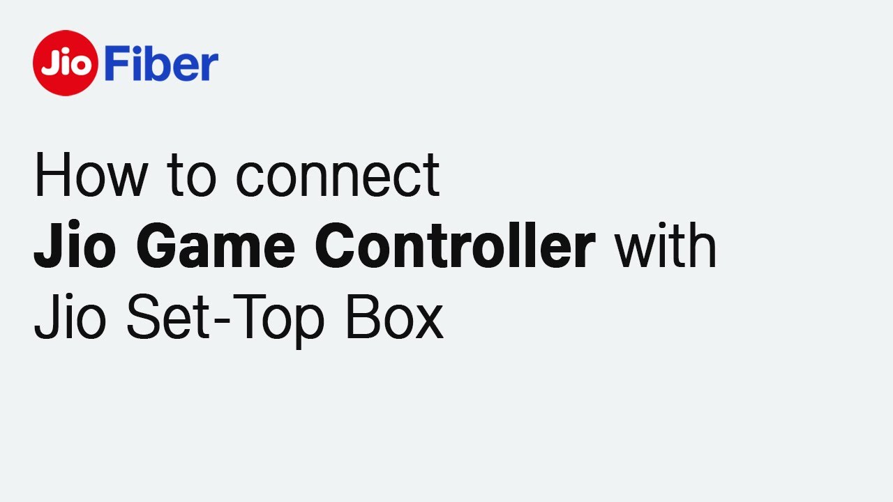 How to Connect Jio Game Controller with Jio Set&ndash;Top Box