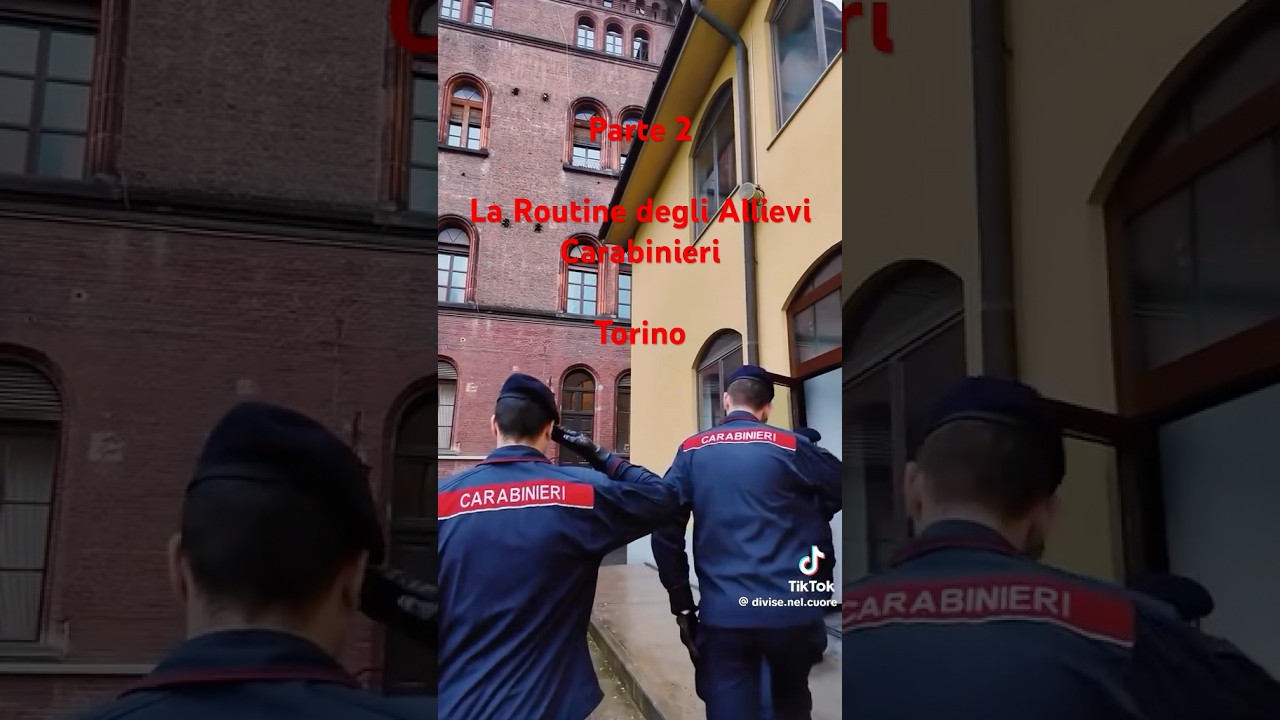 Disciplina e Ispezione: La Routine dei Carabinieri &ndash; Parte 2 | Torino #shorts #carabinieri