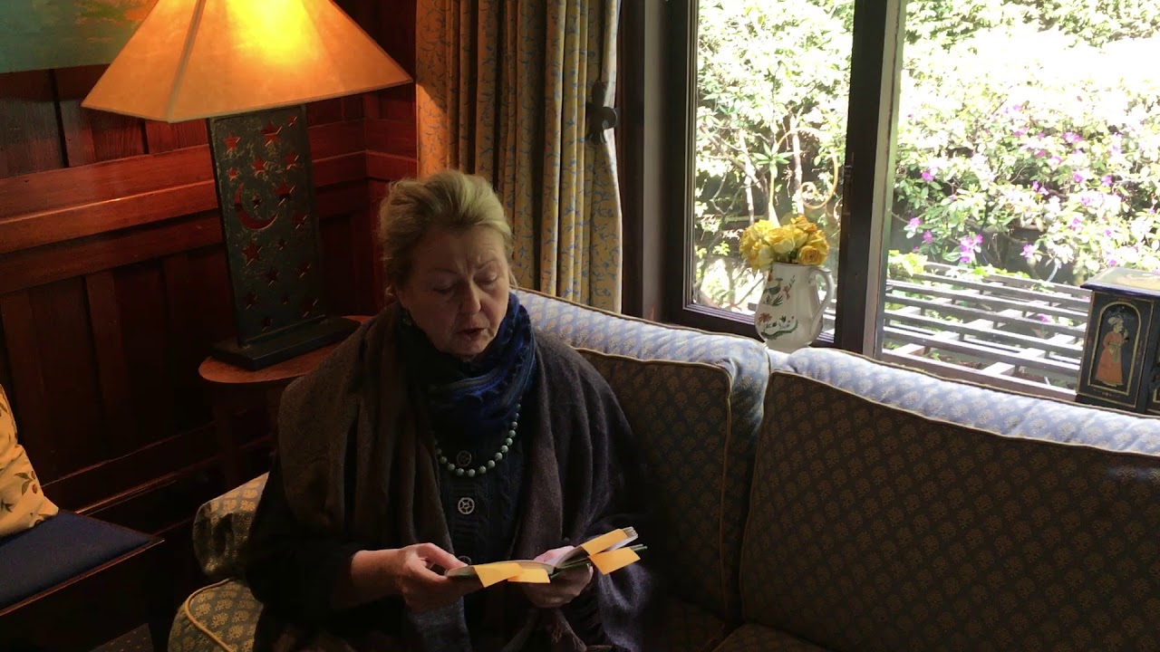 Alannah Anslow reading William Butler Yeats, Dead Poets Reading Series, June 2, 2020