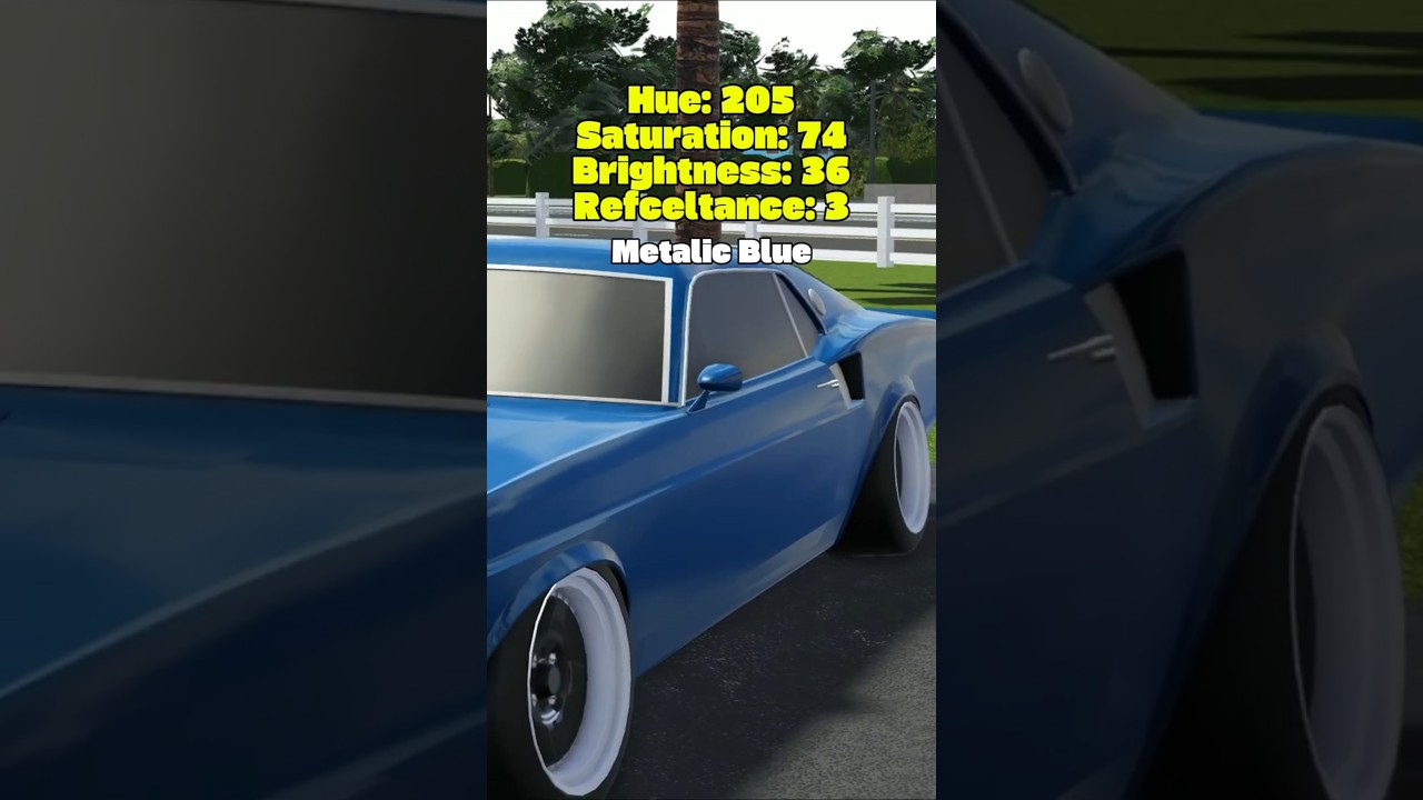 BEST Colours for Cars In Southwest Florida Roblox