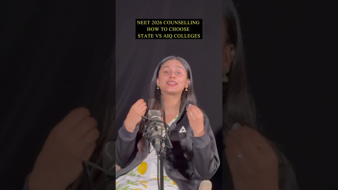 NEET 2026 COUNSELLING : How choose state vs aiq colleges ?