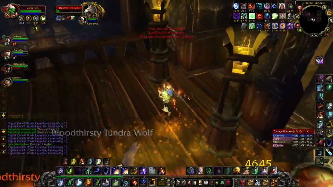 3.3.5 WOTLK Elemental Shaman Heroic Utgarde Pinnacle