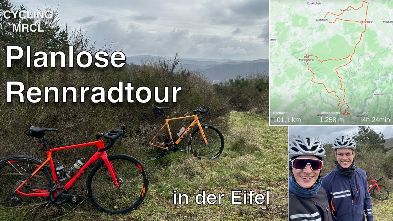 100km planlos mit dem Rennrad in die Eifel | Cube Agree | Canyon Grizl | Rheinbach | SKS Raceblade
