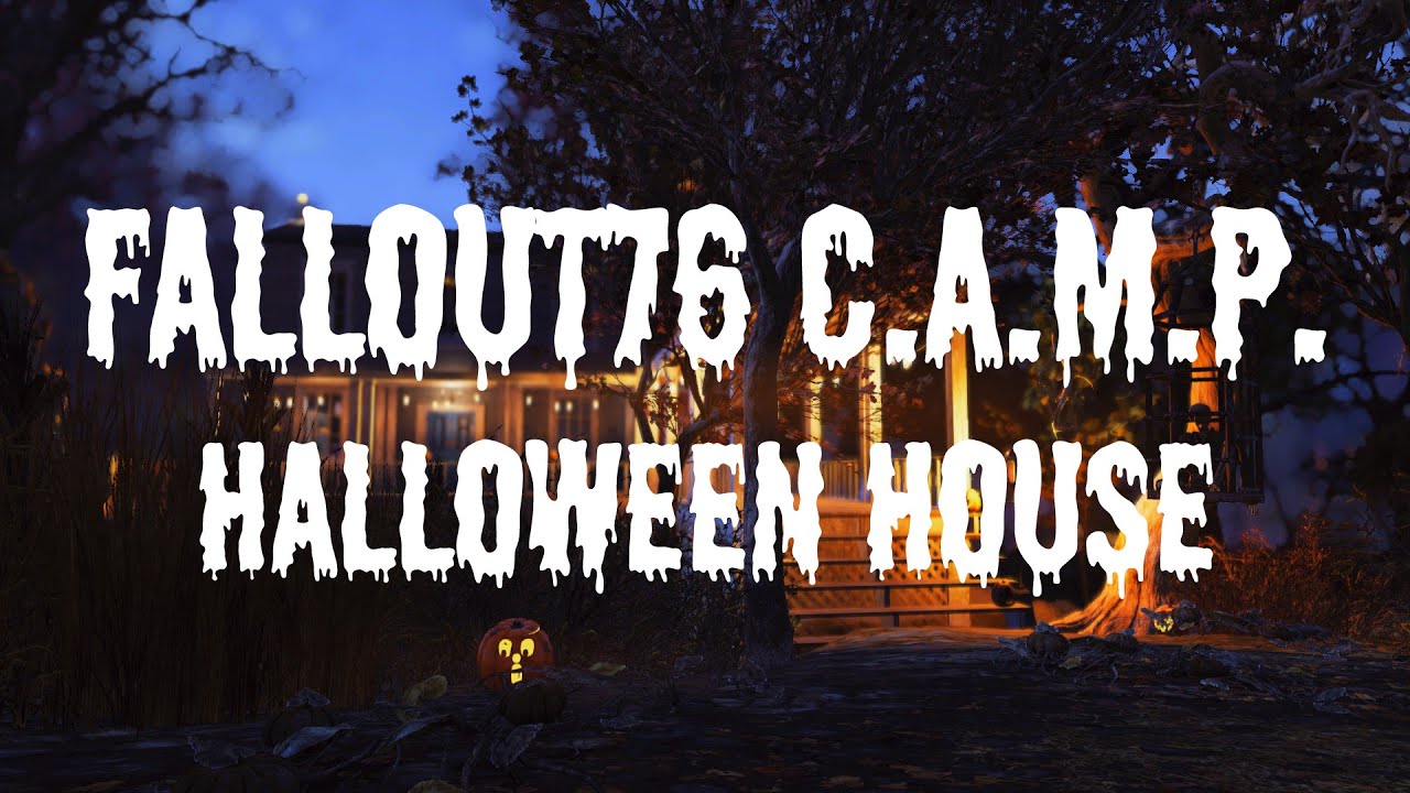 【おめぐ】Fallout76 C.A.M.P. #3 Halloween House