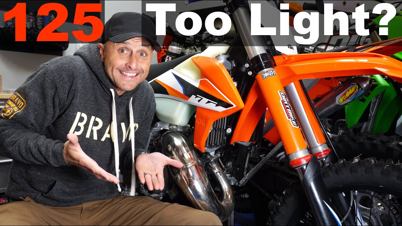 Does the 2021 KTM 125 XC Feel Too Light??