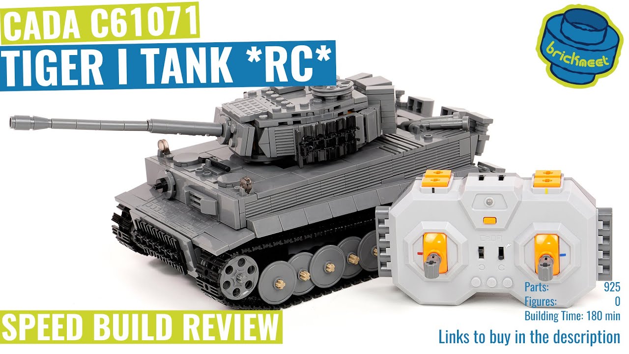 CADA C61071 Tiger I Tank *RC* - Speed Build Review