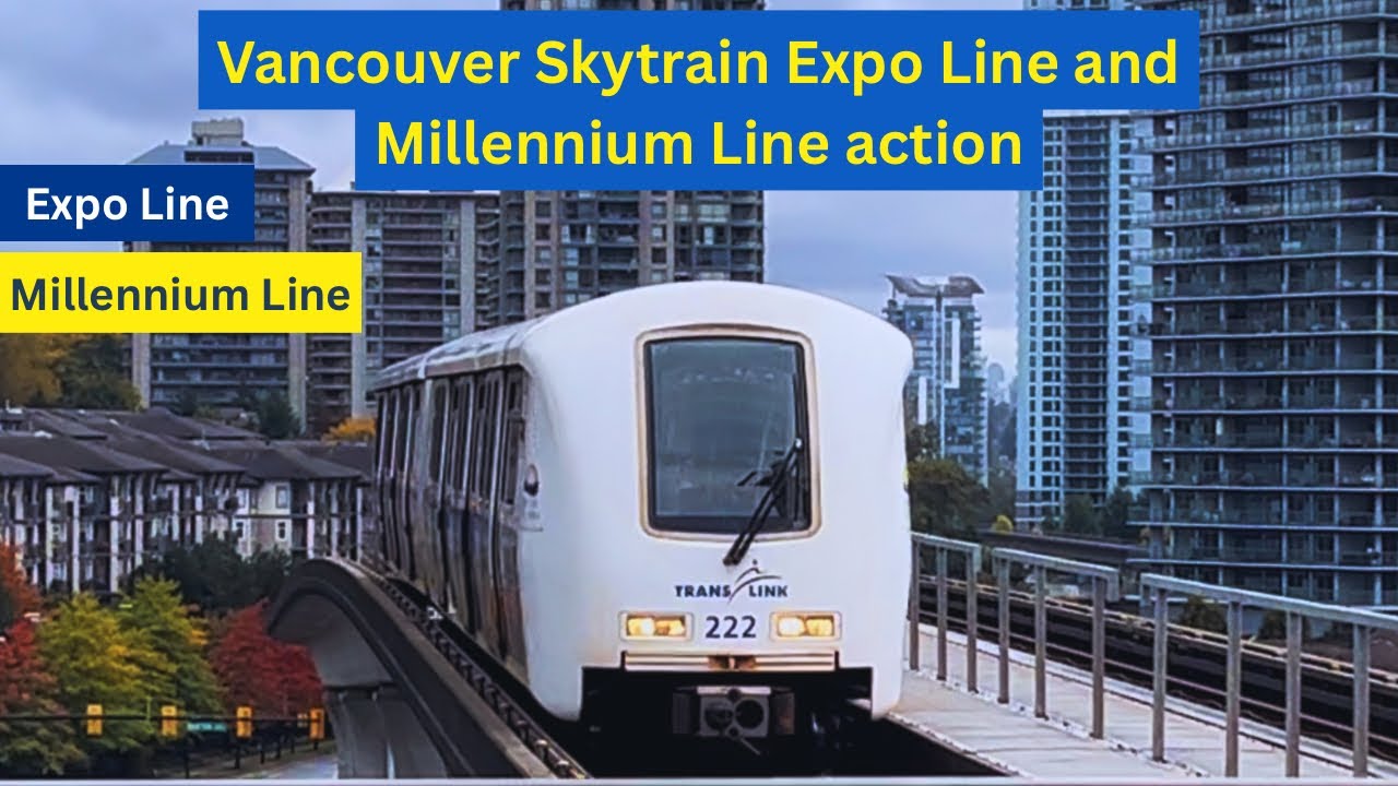 Translink Vancouver Skytrain compilation | Expo Line and Millennium Line.