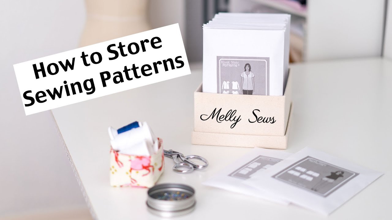 How to Store Sewing Patterns - Digital PDF Sewing Pattern Storage