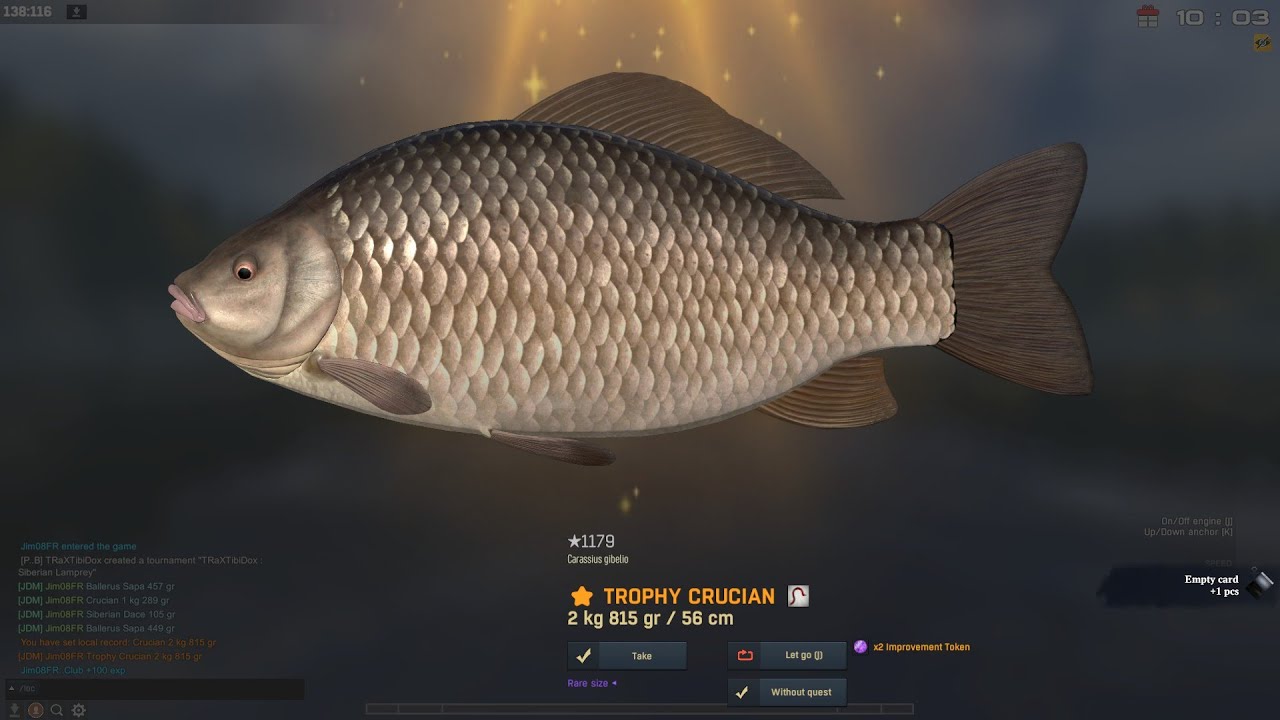 Fisher Online # Quête hebdomadaire # crucian à Pechora #