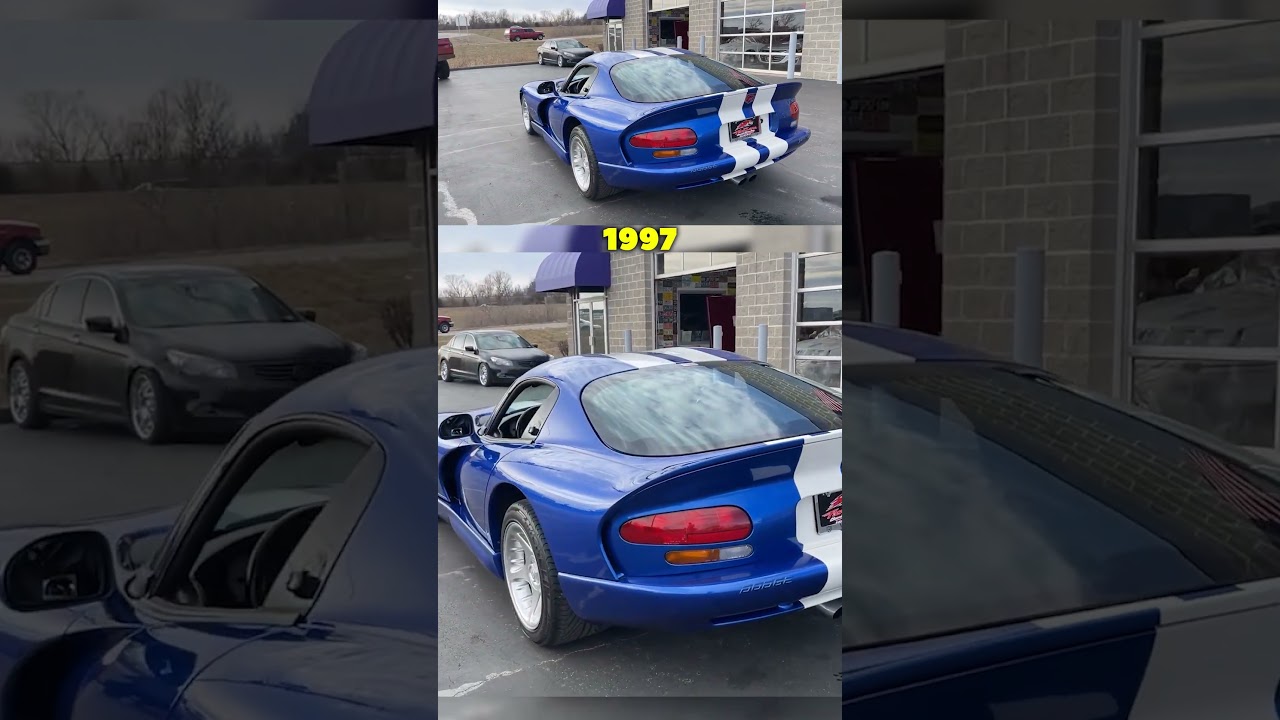 The Hand Painted Stripes of The Dodge VIPER