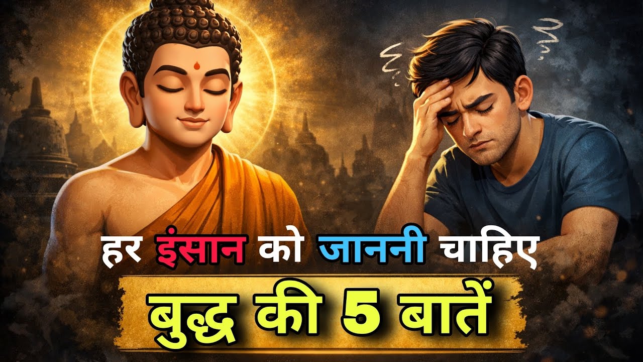 अगर जीवन बदलना है तो बुद्ध की ये 5 बातें समझ लो | Gautam Buddha Story | Rk Bodh Vaani | 