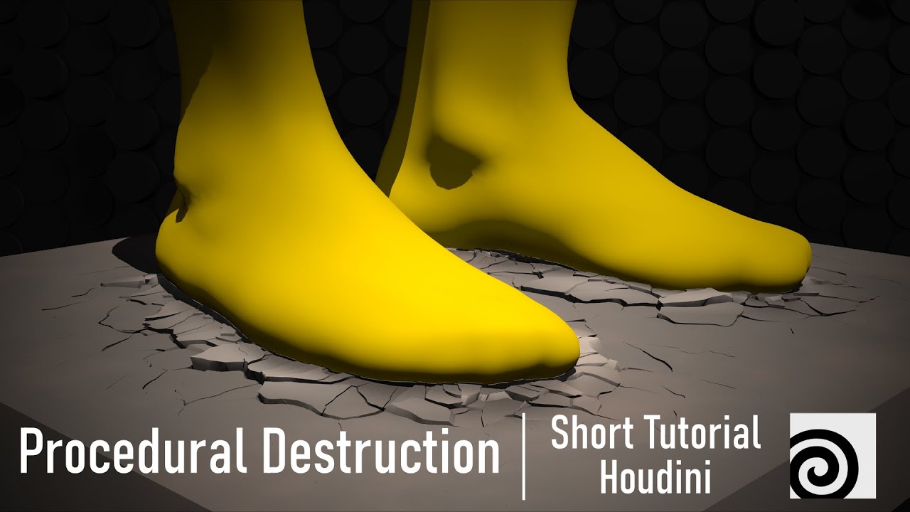 Procedural Ground Destruction in Houdini | FX Tutorial