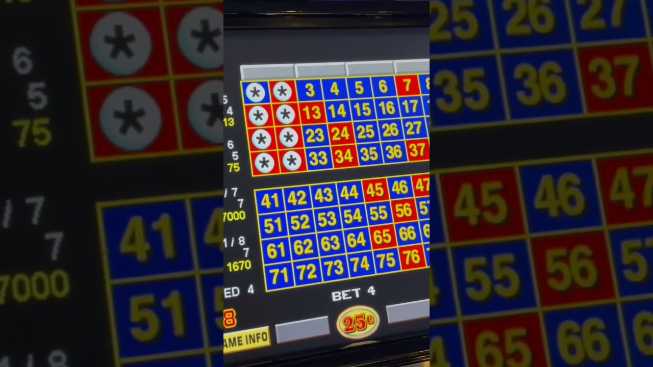 Jackpot Hand Pay 4 Card Keno #treasureisland#mn