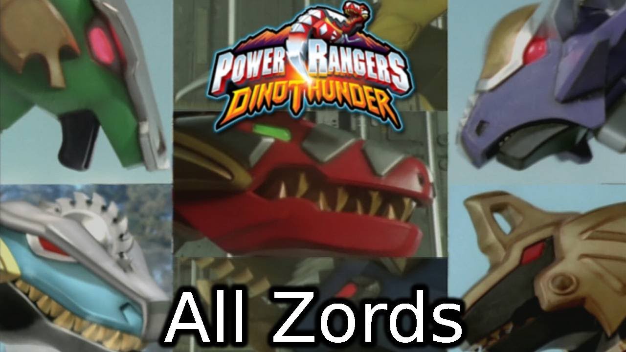 Power Rangers Dino Thunder - Все Зорды