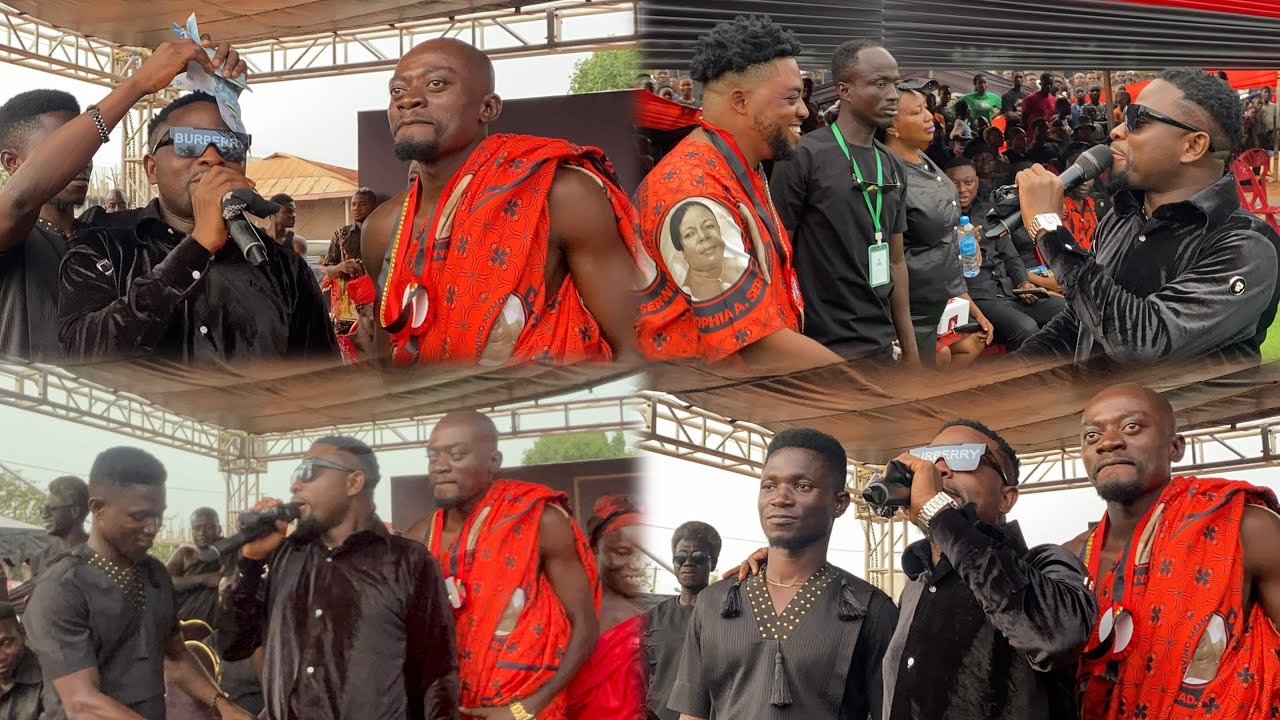 Wow! Brother Sammy shocks Kwadwo Nkansah lilwin with Electrifying performance at PRO Mum funeral