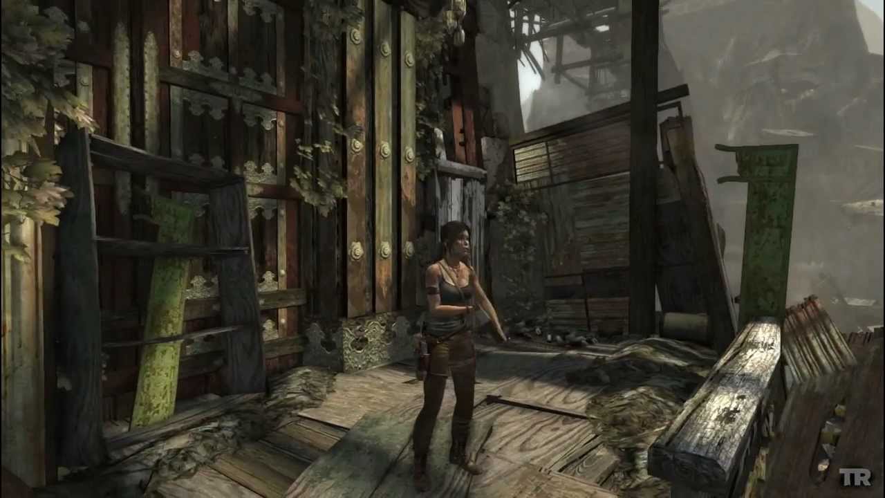 Tomb Raider with TressFX (E7300@3 Ghz/GT440) Gameplay Polish dubbing
