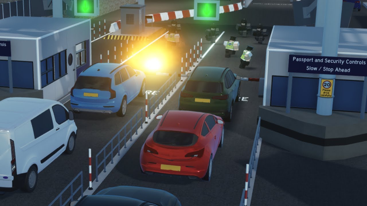 Попытка пробраться через границу — UK:RP Euro Tunnel Roleplay
