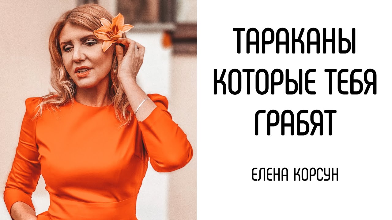 Тараканы которые тебя грабят! Елена Корсун