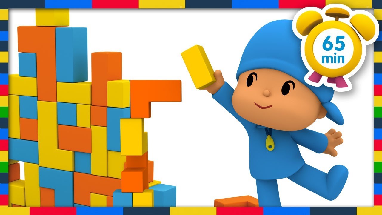 🗼 POCOYO ITALIANO - Blocchi di Costruzione [65 min] | VIDEO e CARTONI ANIMATI per bambini