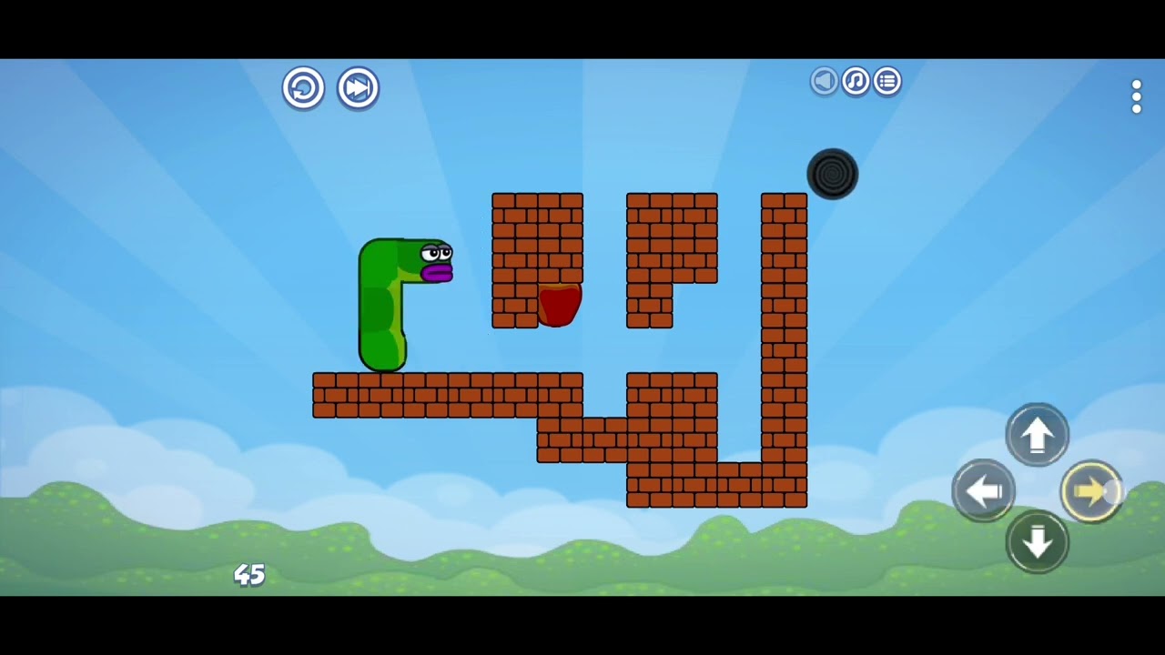 Apple Worm Levels 43–48 | Tricky Snake Puzzle Walkthrough