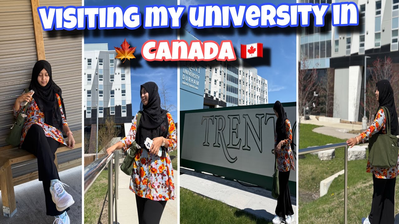 Я пошла в свой университет📚🇨🇦 || Посещение моего университета в Канаде✨ || Шейх Резвана Раиса 🌷